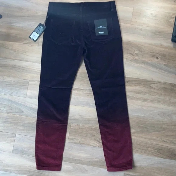 Hudson Jeans ombré velvet NICO mid rise super skinny ankle size 27 - Picture 9 of 14